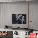 226 tv wall kit 08 minimal wall in 4 color and tv options 00