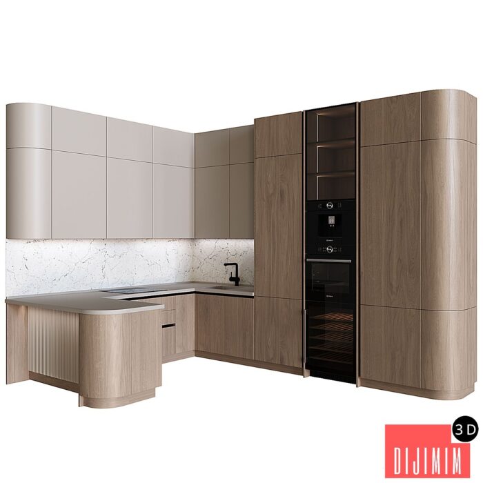 Kitchen in modern style 27 - Görsel 1