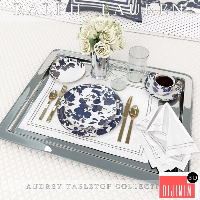 Ralph Lauren Audrey Tabletop - Görsel 1