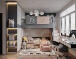 74 3D Interior  Model CHILDRENROOM CORONA