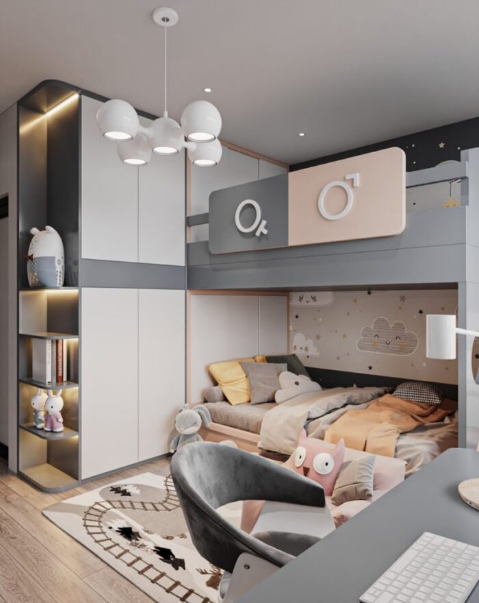 74 3D Interior  Model CHILDRENROOM CORONA - Görsel 3