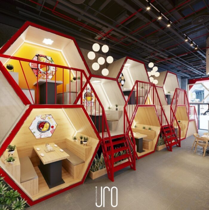 82 3D Interior  Model RESTAURANT  CORONA - Görsel 2