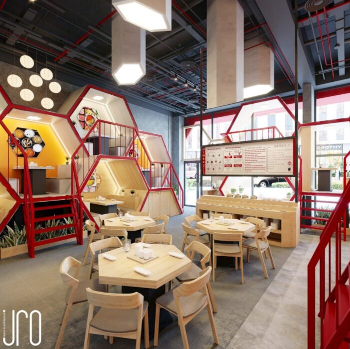 82 3D Interior  Model RESTAURANT  CORONA - Görsel 1