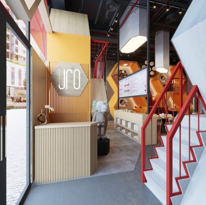 82 3D Interior  Model RESTAURANT  CORONA - Görsel 3
