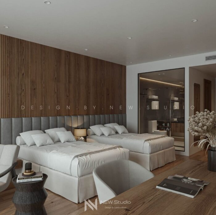 89 3D Interior  Model HOTEL APARTMENT  CORONA - Görsel 1