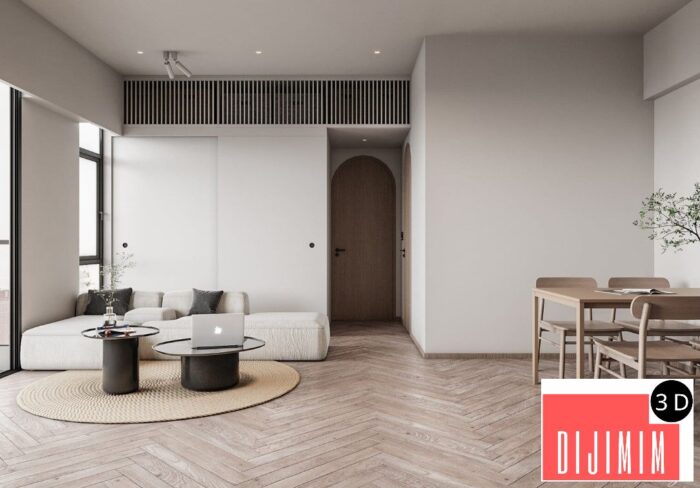 Interior_Apartment_Scene_By_Quoc_Huy corona - Görsel 3