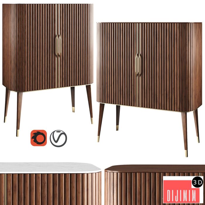 Eden-Rock Bar Unit & Cabinet Design Sacha Lakic - Görsel 1