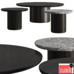 Gubi Moon Coffee Round Tables
