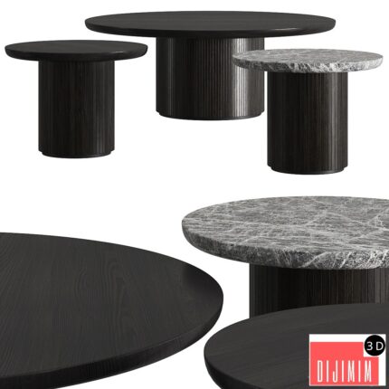 Gubi Moon Coffee Round Tables