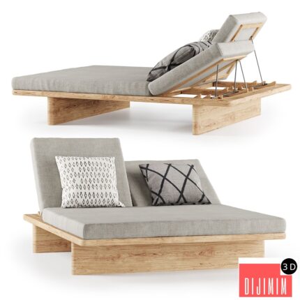 Kettal Mesh Tumbona doble