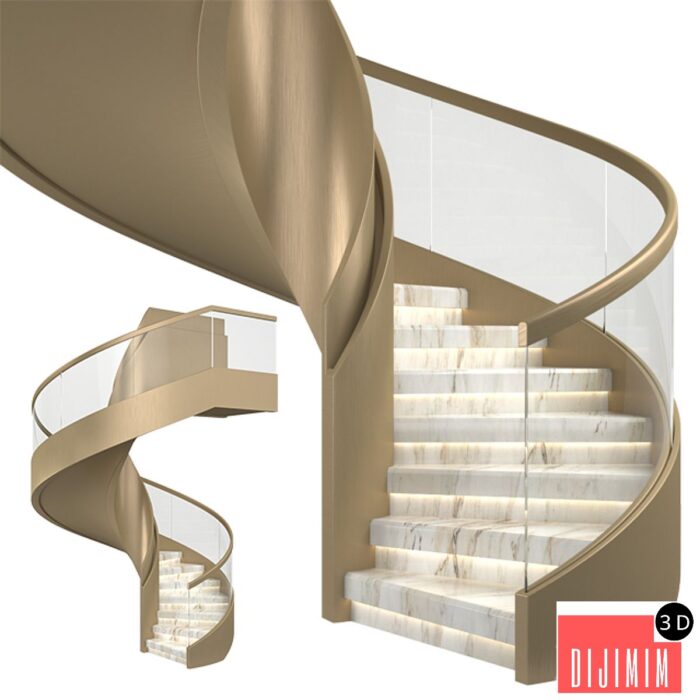 Spiral staircase 04 - Görsel 1