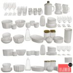 Set of dishes