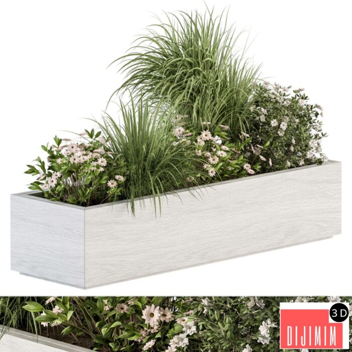 Outdoor Plant Set 290 - Plant Box - Görsel 1