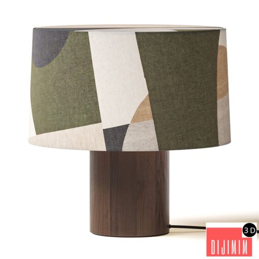 Ferm Living Post Table Lamp Entire Lampshade