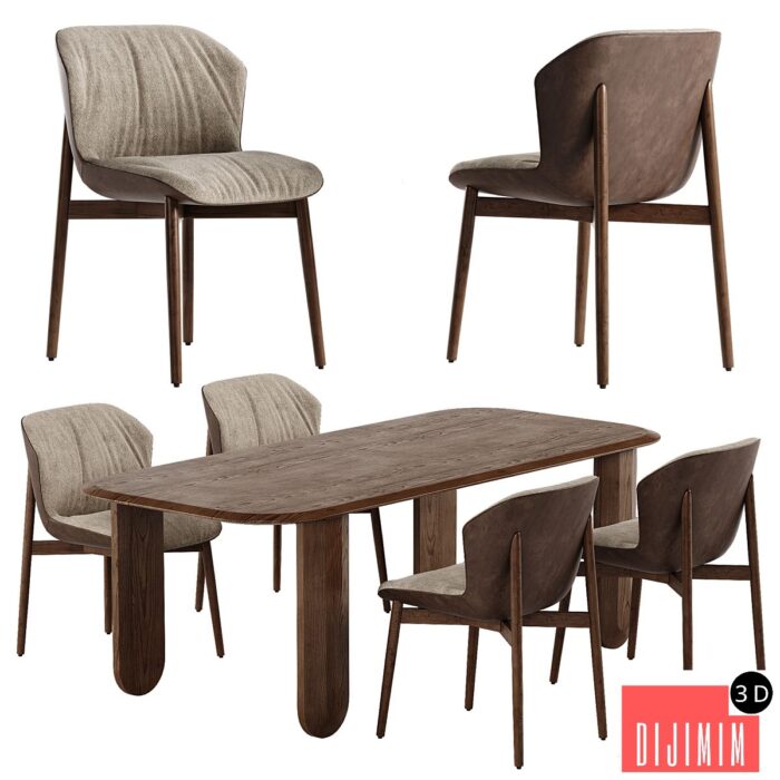 Ditre Italia Bounty dining set - Görsel 1