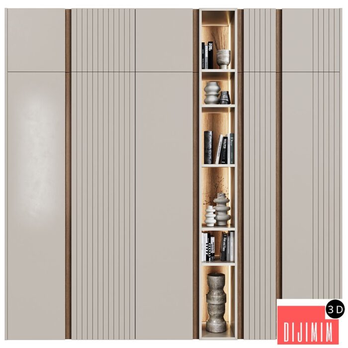 Wardrobe in modern style 47 - Görsel 1