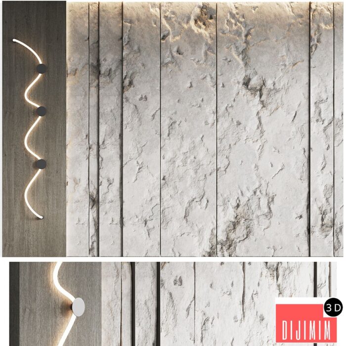 Decorative wall panel Cliff - Görsel 1