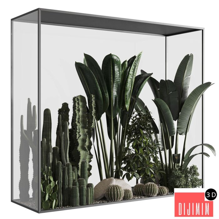 Plants behind glass 02 - Görsel 1