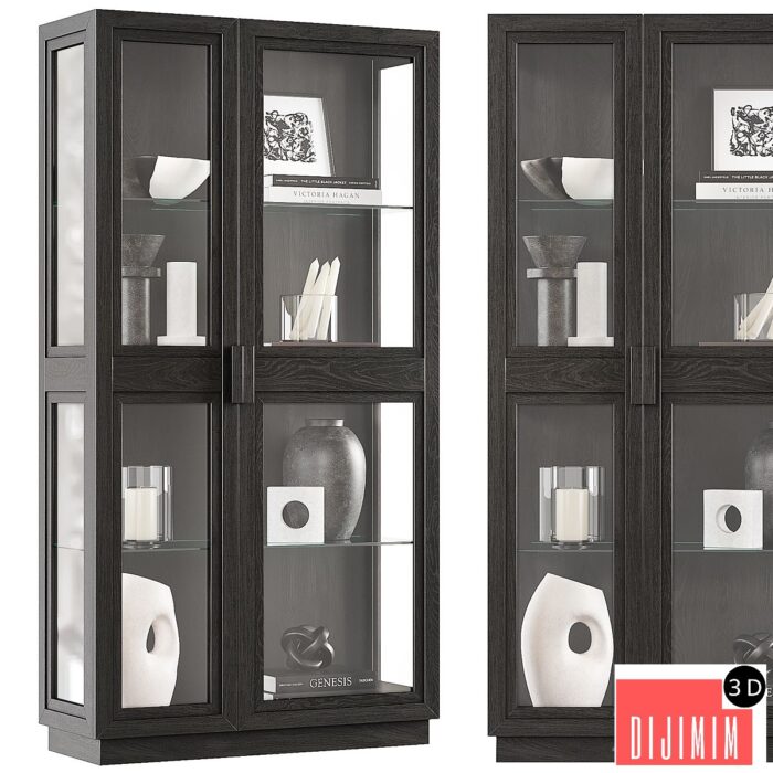Crate & Barrel Calypso cabinet - Görsel 1