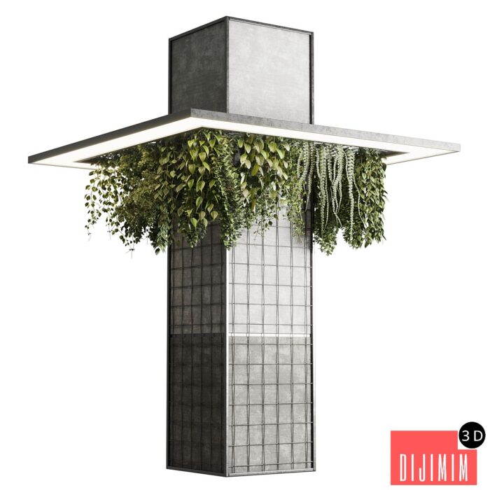 Column plant - pillar plant 05 - Görsel 1