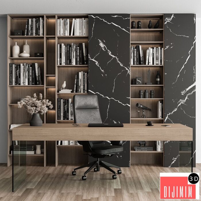 Boss Desk Set - Office Furniture 411 - Görsel 1