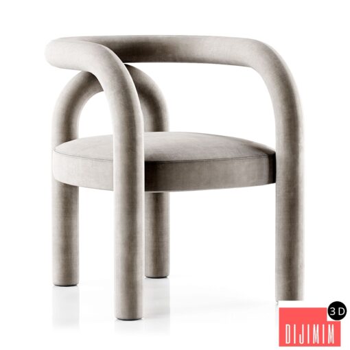 Open Back Chair by Litfad