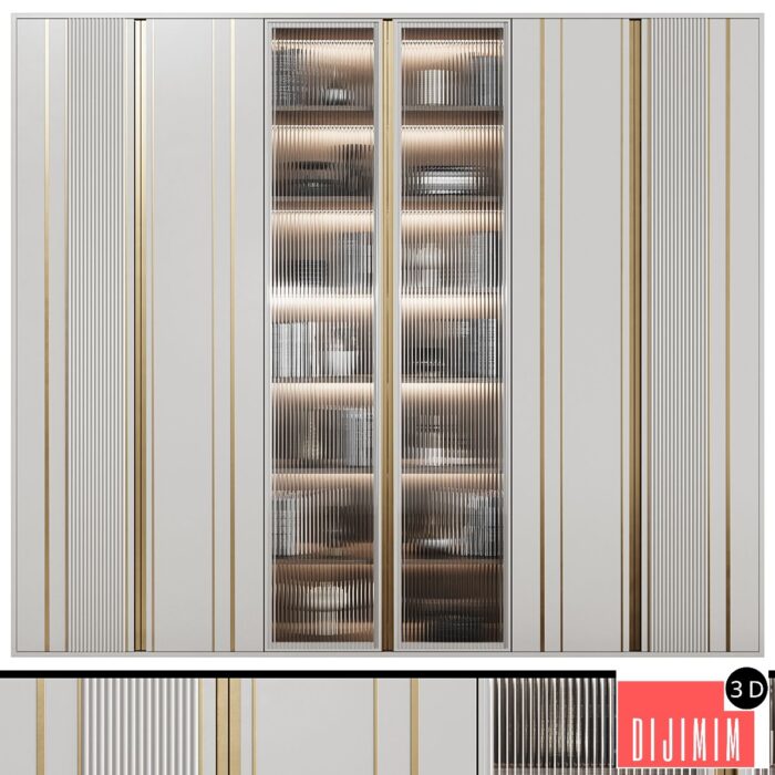 Art Deco Wardrobe 30 - Görsel 1