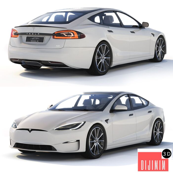 Tesla Model S Plaid 2021 - Görsel 1