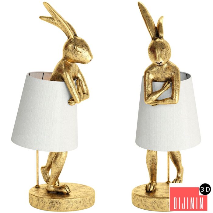Rabbit Lamp - Görsel 1