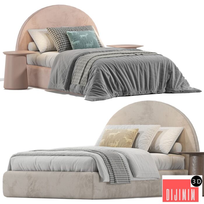 Demi Bed by DWR - Görsel 1