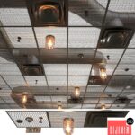 Modern ceiling system in Loft style