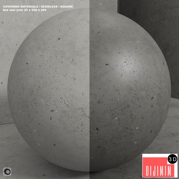 Material (seamless) - concrete plaster set 169 - Görsel 1