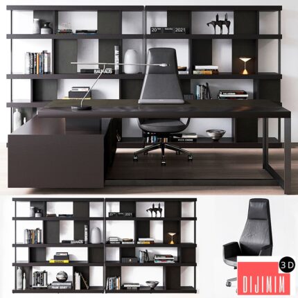 Poltrona Frau Jobs Office set