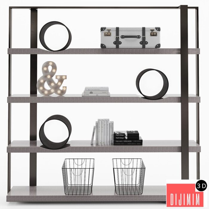 Cierre Imbottiti Bookcase O - Görsel 1