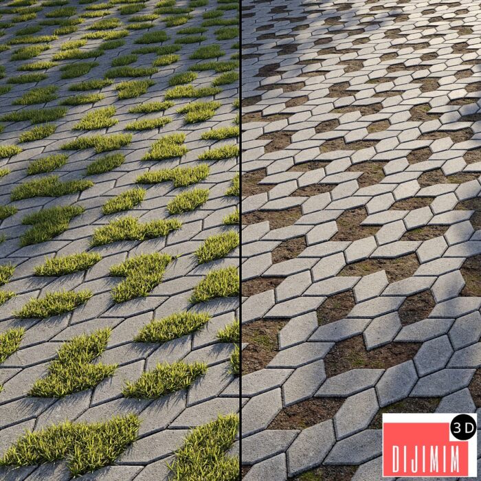 Eco-paving Type 1 Pattern 6 - Görsel 1
