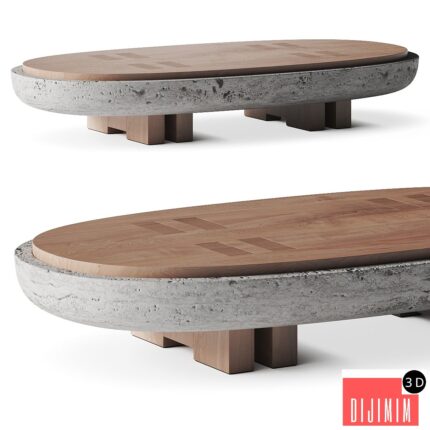 Andy Kerstens Rift Stone Coffee Table