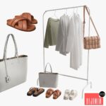 Set of clothes, shoes and bag