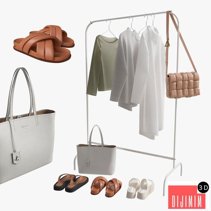 Set of clothes, shoes and bag - Görsel 1