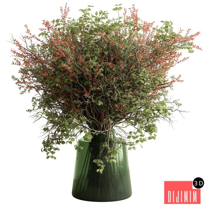Bouquet - Green Branch 115 - Görsel 1