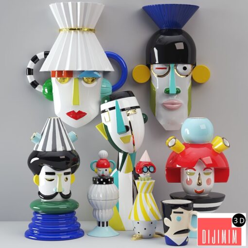 Funny Doll Vases