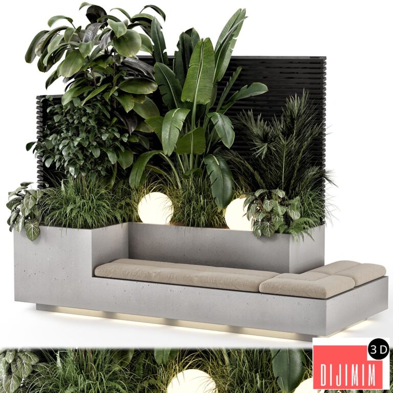 Backyard and Landscape Set Bush and Tree - Set 1210 - Görsel 1
