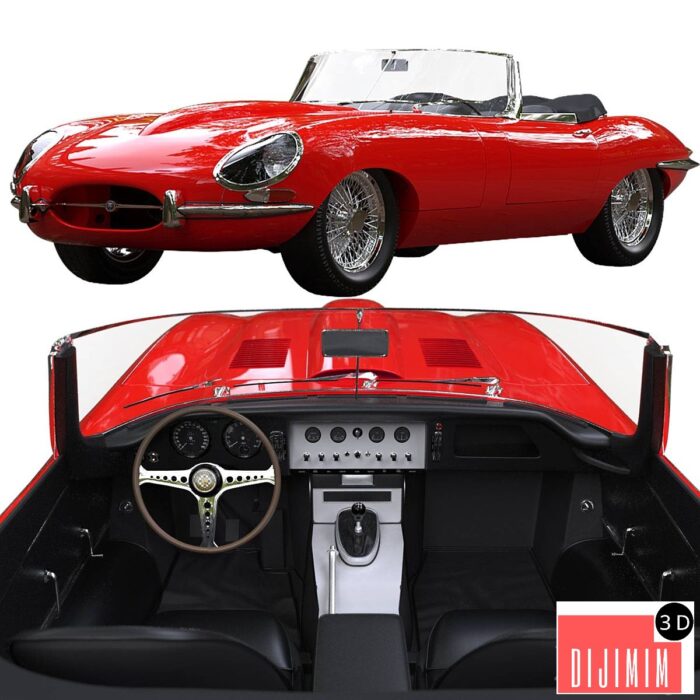 Jaguar e type Roadster (1962 Jaguar XKE Series I 3.8 Roadster) - Görsel 1