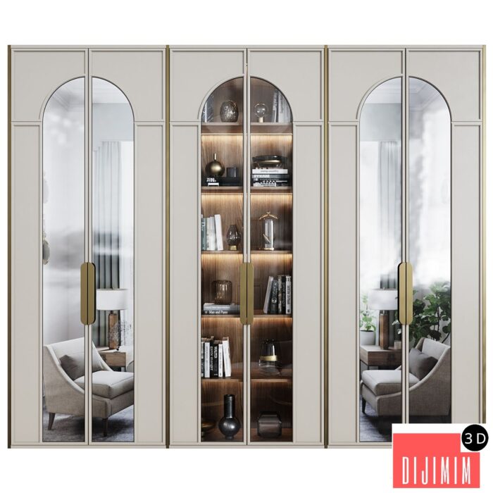 Art Deco Wardrobe 15 - Görsel 1
