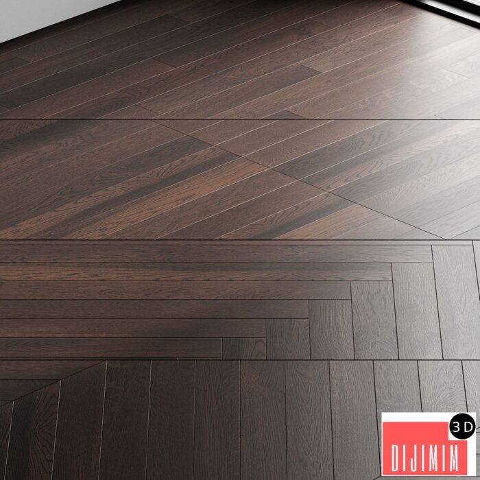 Oak parquet board 14 - Görsel 1