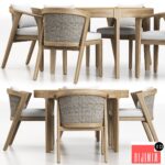 MALTA TEAK DINING SET