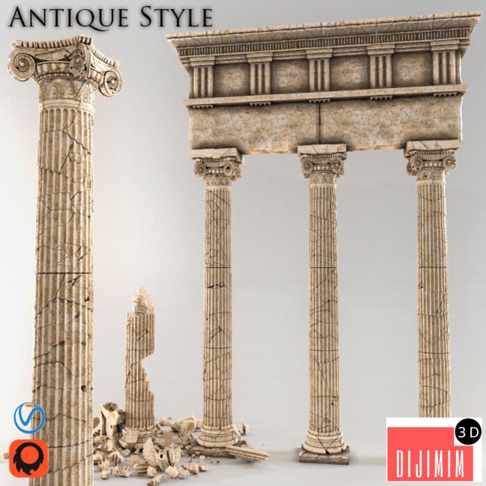 Arch in antique style - Görsel 1