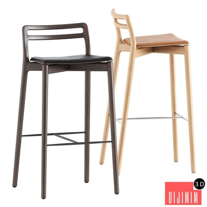 Cabin bar stool by vipp - Görsel 1