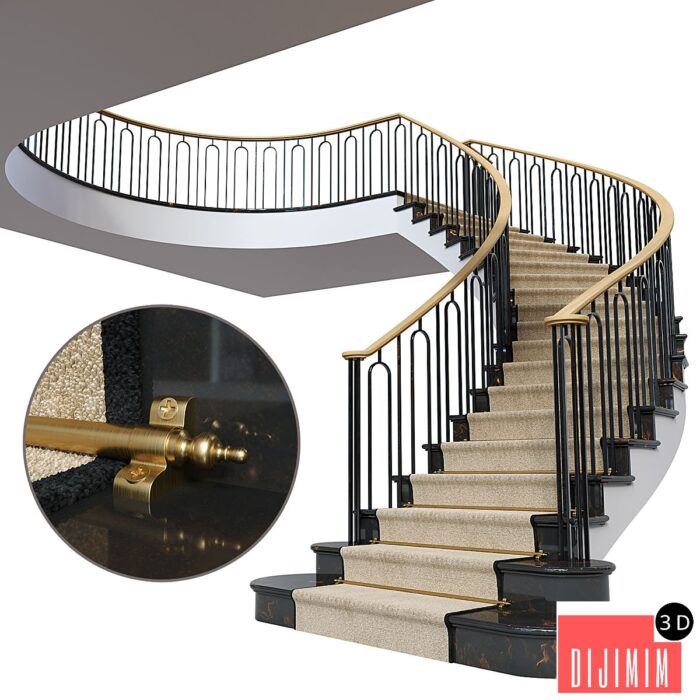Neoclassical staircase 2 - Görsel 1