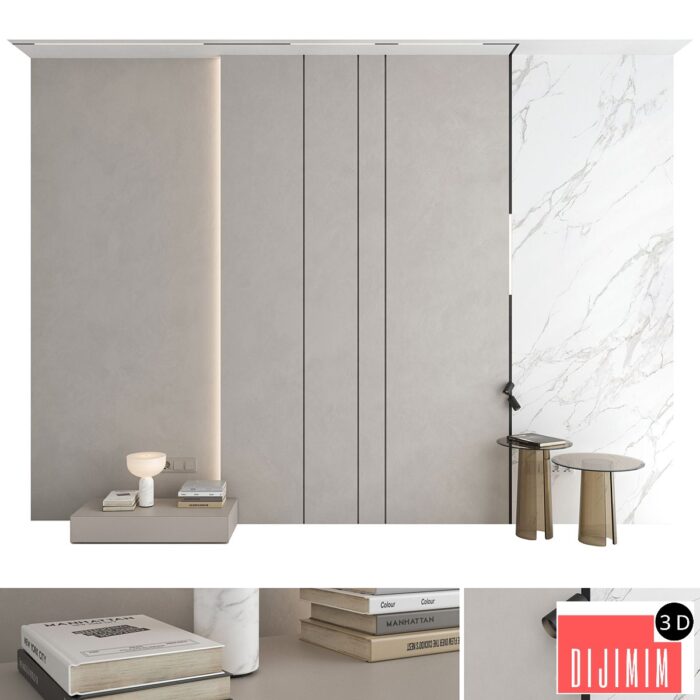 Decorative wall panel set 106 - Görsel 1