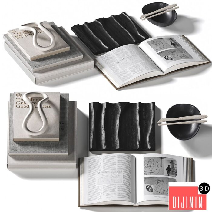 Decorative coffee table set 35 - Görsel 1